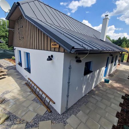 Chalupka Opal A Chalupa Achat Na Luke Lukahuta Chaletstiavnica Banska Stiavnica Na Samote - Samoobsluzny Pristup Cez Pin-Kod Nonstop Kültér fotó